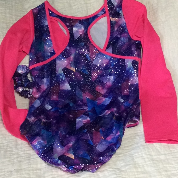 Custom Inked TNeck One Sleeve Leotard Keyhole Back - Lycra main image 0